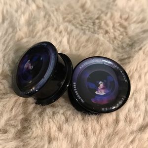 13/16 in (20 mm) Acrylic Cam Lens hollow tunnels